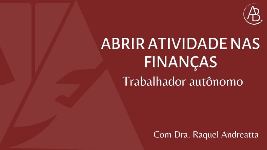 Como abrir atividade nas Finanças? ! Blog ABBSA