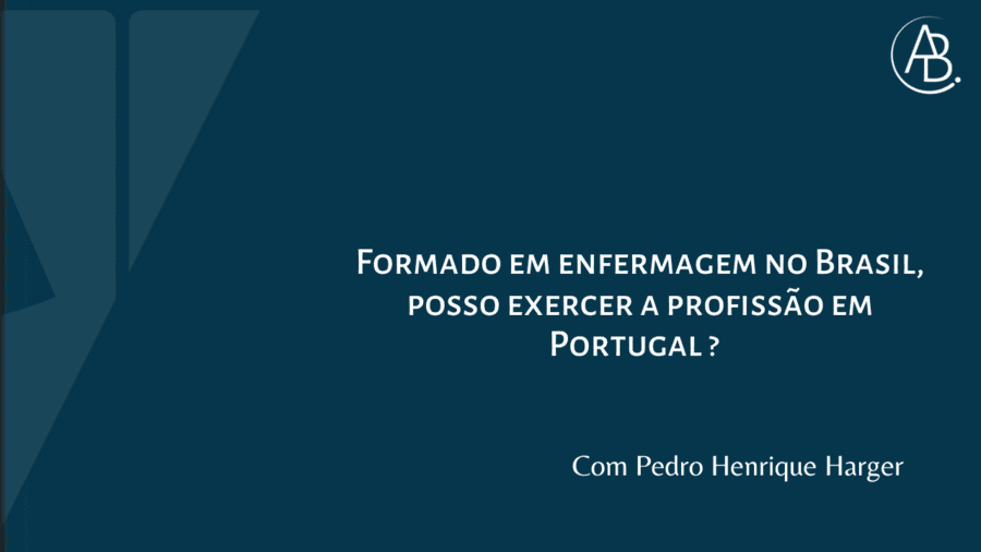 Formado no Brasil em enfermagem, posso exercer minha profissão em Portugal? ! Blog ABBSA